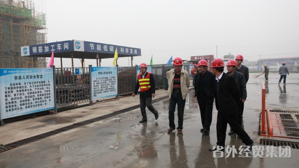 总司理赵彬赴集团三星建设项目工地调研-易彩堂官网