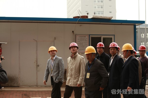 集团公司董事长肖玉龙赴汉建总检查生产谋划情形-易彩堂官网