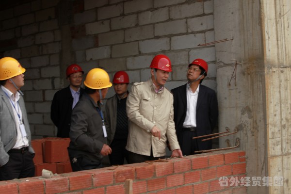 集团公司董事长肖玉龙赴汉建总检查生产谋划情形-易彩堂官网