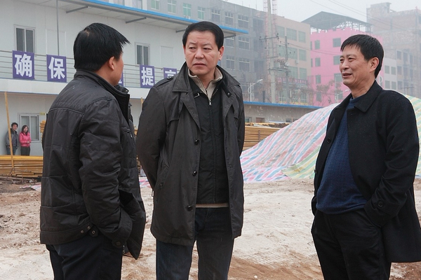肖玉龙董事长检查我集团在富平修建工程项目事情-易彩堂官网