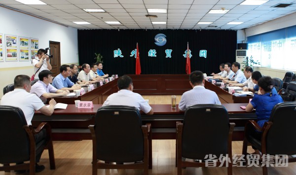 省商务厅厅长姚超英一行来我集团调研-易彩堂官网