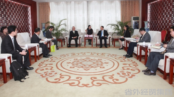 日本牧之原市会见团一行做客我集团并就有关项目举行洽谈-易彩堂官网