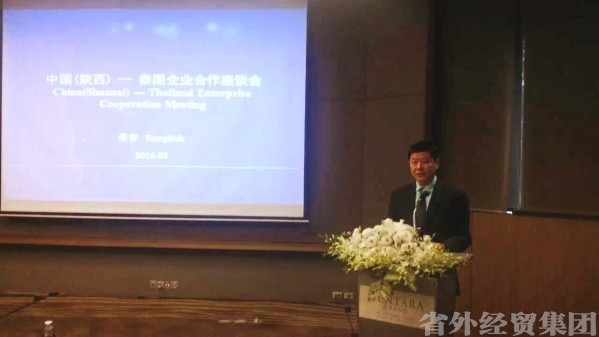 集团公司董事长肖玉龙加入中国（陕西）--泰国企业相助座谈会-易彩堂官网
