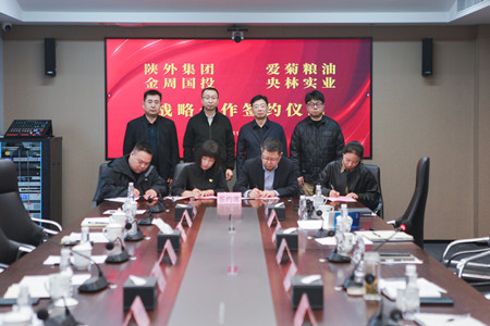 易彩堂官网集团与周至县政府、爱菊粮油、金周国投、央林实业座谈交流并签署战略相助协议